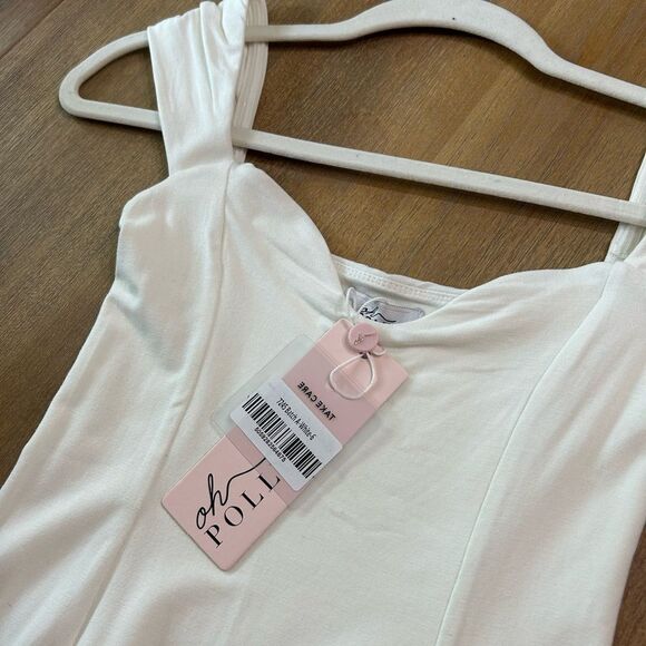 Brand New oh Polly white mini dress- NWT - Picture 8 of 9